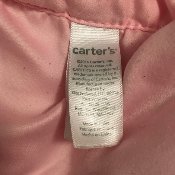 Carter's 2016 Unicorn Pink White Plush Security Blanket Baby Lovey # 67211 - Picture 6 of 7